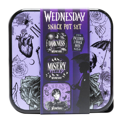 Wednesday Misery – 3-in-1 Snack Pot Set