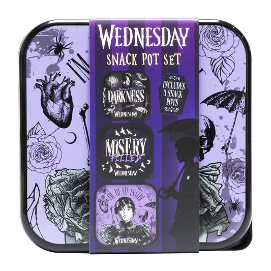 Wednesday Misery – 3-in-1 Snack Pot Set